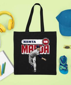Kenta Maeda Minnesota Twins Tote Bag, Baseball Player, Minnesota Team, MLB, Baseball Pitcher Bag, Bag for Fan, Canvas Tote Bag