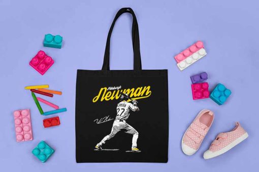 Kevin Newman Tote Bag, Baseball Shortstop MLB, Pittsburgh Pirates, Gift for Sport Lovers, Shoulder Bag, Custom Tote Bag