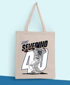 Luis Severino Tote Bag, New York Yankees Baseball Pitcher Bag, MLB 2022, Gift for Baseball Lovers, Shopping Bag, Printed Tote Bag
