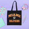 Vintage NFL Miami Dolphins Logo Tote Bag, Football Bag, Miami Dolphins Super Bowl, NFL Miami Dolhins Tote, Shopping Bag