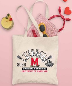 Maryland Terrapins Champions 2022 Tote Bag, Maryland Terrapins Bag, Maryland Terrapins NCAA Lacrosse National Champions 2022