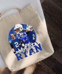 Matt Ryan Tote Bag, Indianapolis Football Bag, #2 Indianapolis, American Football Quarterback, Indianapolis Colts Bag, Design & Print Custom Tote Bag