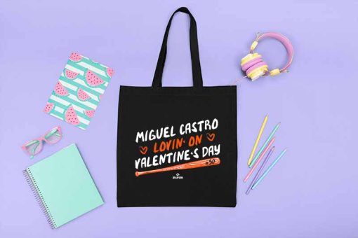 Miguel Castro New York Baseball Tote Bag, League Baseball Bag, Baseball Pitcher, Gift for Baseball Lovers, Unique Tote Bag