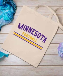 Minnesota Football Custom Tote Bag, Vikings Football Bag, Minnesota Vikings, NFL, Vikings Fan, Canvas Tote Bag