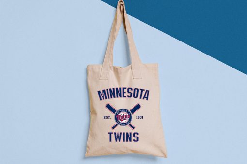 Minnesota Twins Tote Bag, Baseball Bag, MLB 2022, MLB Champions 2022 Tote Bag, Vintage American Sport Bag
