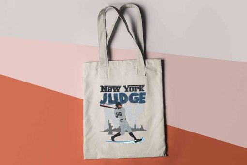 Aaron Judge - Baseball Right Fielder Tote Bag, New York Yankees MLB, Major League Baseball, Print Tote Bag Online