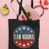 Normal Team Tote Bag, Fit Distressed Canvas Tote, Team Normal Bag, Team America, Teamnormal Bag, Printed Tote Bag