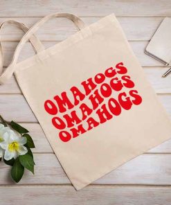 OmaHogs Arkansas Razorback Baseball Tote Bag, Omahogs CWS NCAA 2022, Baseball Fan Gift, Unique Tote Bag