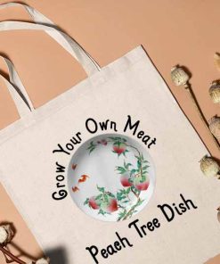 Peach Tree Dish Tote Bag, Peach Tree Dish Sarcastic Witty Humor Petri Dish, Georgia Politics, Shopping Bag, Tote Bag