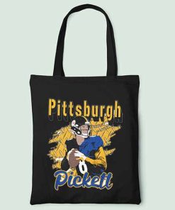 Pittsburgh Pickett - Kenny Pickett Tote Bag, American Football Quarterback, Kenneth Shane Pickett, Football League Canvas Tote, Custom Tote Bag