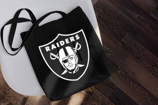 Raiders NFL Tote Bag, Las Vegas Raiders Bag, American Football Team, NFL Football Tote Canvas