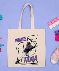 Raimel Antonio Tapia Baseball Outfielder Tote Bag, 15 Raimel Tapia Outline K, Toronto Blue Jays MLB, Custom Canvas Tote Bag