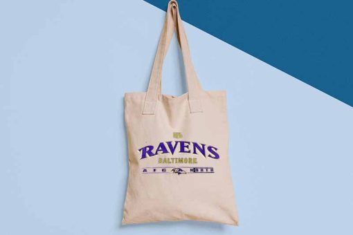 Baltimore Ravens Tote Bag, American Football Team Bag, Ravens Canvas Tote, Baltimore Football Tote Bag