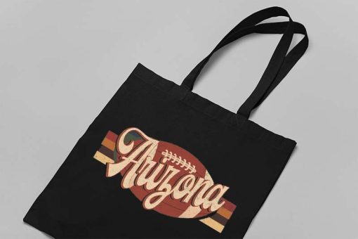 Vintage Arizona Football Custom Tote Bag, Arizona Cardinals Bag, Tote Print Bag, Gift for Footbal Lovers, NFL
