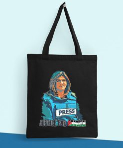 RIP Shireen Abu Akleh Tote Bag, Justice for Shireen Bag, Palestine Women, Protect Free Press Tote Bag, Canvas Tote