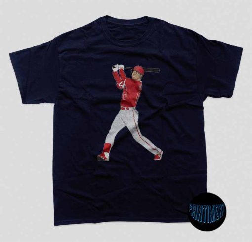 Shohei Ohtani MLB Angels Pitcher T-Shirt, Los Angeles Angels Baseball Team Shirt, MLB 2022, Baseball Gift, Unisex T-Shirt