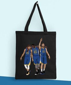 Steph Curry, Draymond Green & Klay Thompson Tote Bag, Golden State Warriors Bag, NBA 2022, Basketball Team