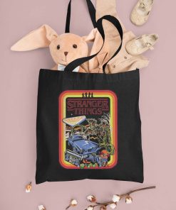 Stranger Things Vintage Canvas Tote Bag, Stranger Things Bag, Stranger Things Season 4 Hype, Gift for Her and Him, Tote Bag