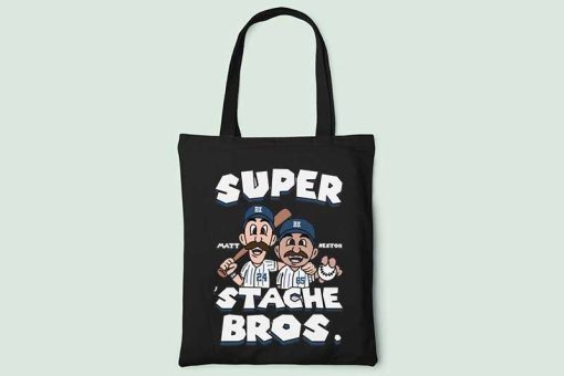 Super Stache Bros Tote Bag, Nasty Nestor Cortes Bag, Nestor Cortes Jr Bag, Funny Nasty Nestor, Baseball Bag, New York Baseball MLB