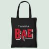 Tampa Bae Tote Bag, Tampa Bay Buccaneers Football Bag, League's National Football, Football Lovers, Printed Canvas Tote, Cotton Canvas Tote Bag