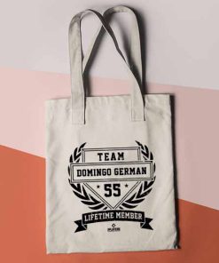 Domingo German Canvas Tote Bag, Team Domingo German New York Baseball Fan, Printed Tote Bags for Your Favorite Baseball Team