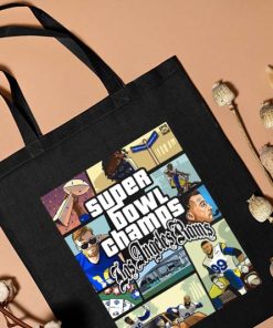 Los Angeles Rams Champions Tote Bag, The Rams Super Bowl Champs, Bag for Super Bowl Fans, American Football Team