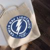 Vintage Tampa Bay Hockey Tote Bag, Tampa Bay Lightning Hockey, Hockey Champion Bag, Gift for Fan, Canvas Tote Bag Printed