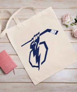 Vintage Tampa Bay Lightning Tote Bag, Lightning Hockey Bag, NHL 2022, Tampa Bay Lightning Logo, Tote Bag Canvas
