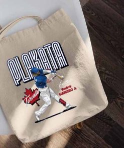 Vladimir Guerrero Jr. Cotton Tote Bag, Toronto Baseball Vladimir Guerrero Jr Plakata, Baseball First Baseman Bag, MLB Player and Hall Bag