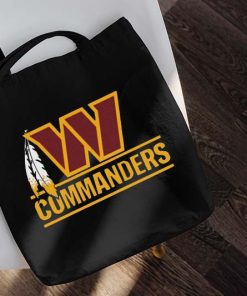 Washington Football New 2022 Commanders Tote Bag, Vintage Football Fan, National Football League, Football Team Bag, Canvas Tote