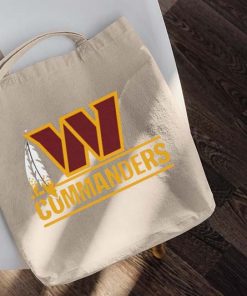 Washington Football New 2022 Commanders Tote Bag, Vintage Football Fan, National Football League, Football Team Bag, Canvas Tote
