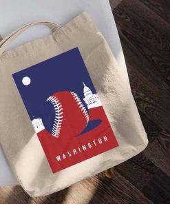 Washington Nationals Tote Bag, Team Baseball MLB Bag, League Baseball, Gift Washington Nationals Fans, Shoulder Bag, Unique Tote Bag