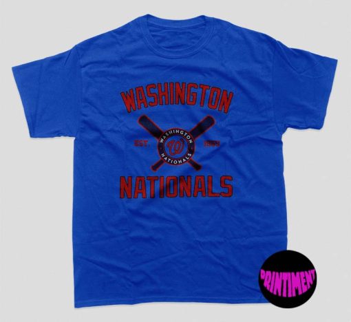 Washington Nationals Shirt, MLB 2022 Shirt, Vintage Washington Baseball T-Shirt, Washington Nationals MLB Tee, MLB Fan Gift