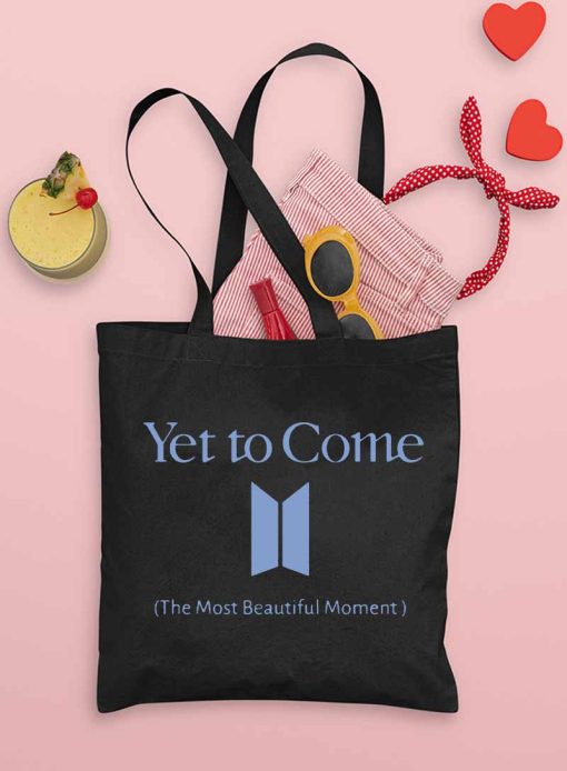 Yet To Come BTS Tote Bag, The Most Beautiful Momment Bag, BTS Proof Album, Bangtan Boy Group, Music Kpop