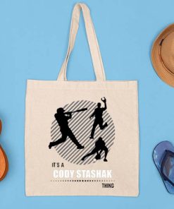Cody Stashak Tote Bag, Baseball Pitcher Bag, Minnesota Twins of MLB, Sports Fan Bag, Baseball Player, Unique Tote Bag