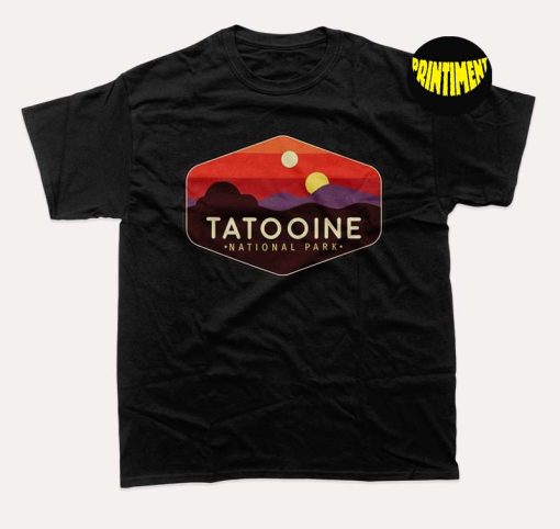 Tatooine Sunset T-Shirt, Star Wars Planet Shirts, Retro Star Wars Edition Shirts, Disney Star Wars Shirt