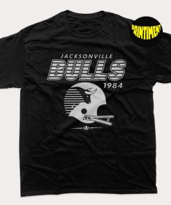 Jacksonville Bulls 1984 T-Shirt, Football Shirt, Jacksonville Shirt, NFL Football Tee, Gift for Fan