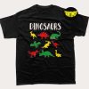 Dinosaurs T-Shirt, Dinosaurs Toddler Shirt, Brachiosaurus Jurassic Animal Shirt, Colourful Cute Dino Shirt