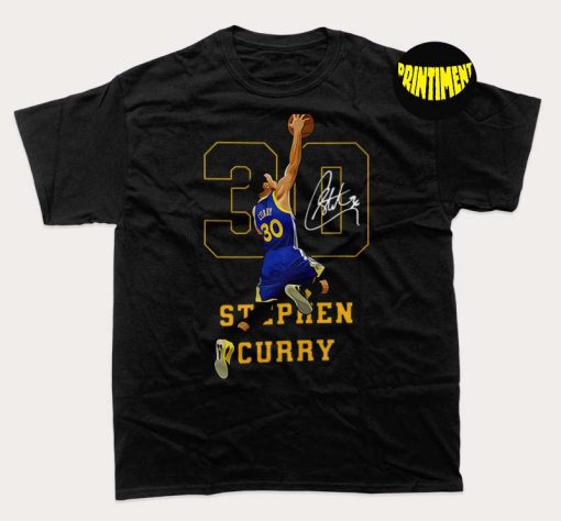 Stephen Curry Dunk T-Shirt, Basketball Shirt, Golden State Warriors Stephen Curry Shirt, Warriors Shirt