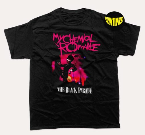 My Chemical Romance Officially Licensed Music Concert T-Shirt, World Tour, the Black Parade Music Anbum Rock
