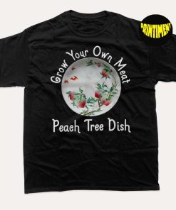 Peach Tree Dish T-Shirt, Retro Peach Fruit Shirt, Anti Gop Gift, Georgia Politics Shirt, Summer Positivity Tee