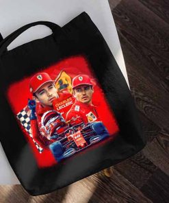 90s Vintage Charles Leclerc Scuderia Ferrari Tote Bag, Charles Leclerc F1 Bag, Championship Formula Racing, Leclerc Racing Gifts