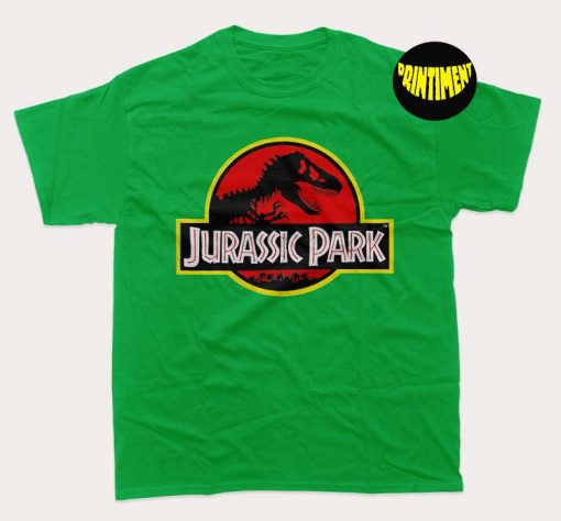 Jurassic Park Logo T-Rex Dinosaur T-Shirt, Jurassic World Shirt, Jurassic Park Shirt, Tyrannosaurus Shirt