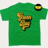 Retro Green Bay Packers T-Shirt, Packers Football Shirt, NFL Football Shirt, Green Bay Fan Shirt
