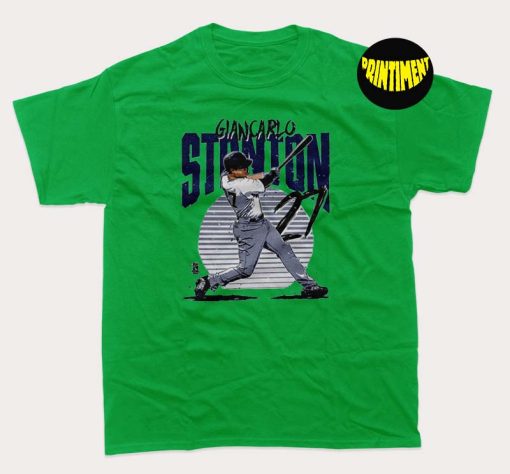 Giancarlo Stanton Men's Cotton T-Shirt, New York Yankees, Baseball Giancarlo Stanton, Gift for Fan