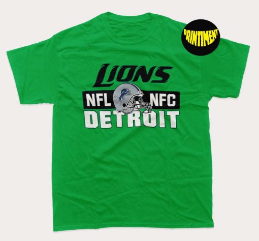 90's NFL Detroit Lions T-Shirt, NFL Football Tee, Detroit Lions NFL Shirt, Player Shirt, Sports Gift