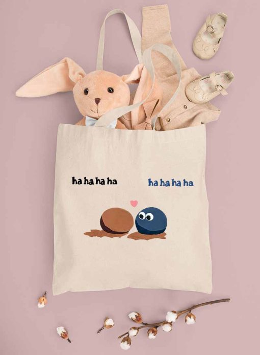 Rock Universe Meme Tote Bag, Everything Everywhere All At Once Cute Rock, Just Be A Rock Bag, EAAO, Hahaha Rock EEAAO Canvas Tote