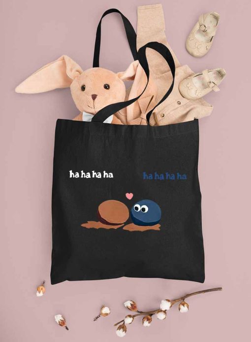 Rock Universe Meme Tote Bag, Everything Everywhere All At Once Cute Rock, Just Be A Rock Bag, EAAO, Hahaha Rock EEAAO Canvas Tote