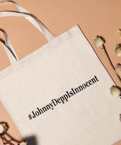 Johnny Depp is Innocent Tote Bag, Justice For Johnny, Hearsay Bag, Team Johnny Depp, Depp Supporters Tote Bag