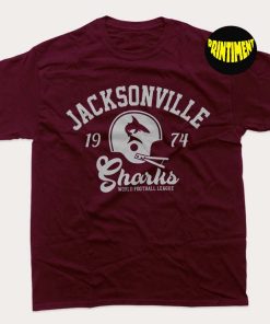 Jacksonville Sharks Football T-Shirt, NFL Football Team Shirt, Jacksonville Jaguars Football Shirt